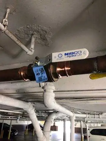 Copper pipe repair and valve work for Water Line Repair in University